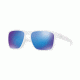 Oakley Sliver XL A OO9346 Sunglasses 934602-57 - Polished White Frame, Sapphire Iridium Lenses