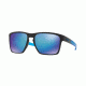 Oakley Sliver XL OO9341 Sunglasses 934113-57 - Matte Black Frame, Prizm Sapphire Polarized Lenses