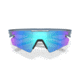 Oakley Sphaera Slash Sunglasses, Matte Stonewash, PRIZM Sapphire Polarized, PRIZM Sapphire Polarized, OO9499-0336