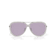 Oakley Split Time Sunglasses, Matte Transparent Mist, PRIZM Slate, PRIZM Slate, OO4129-2958