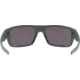 Oakley Standard Issue Armed Forces Drop Point Sunglasses, Matte Dark Grey w/Prizm Black, OO9367-2760
