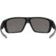 Oakley Standard Issue Straightback Uniform Collection Sunglasses, Matte Black w/Prizm Grey Polarized, OO9411-1027
