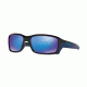 Oakley STRAIGHTLINK OO9331 Sunglasses 933104-58 - Polished Black Frame, Sapphire Iridium Lenses