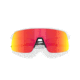 Oakley Sutro Lite S Sunglasses, Matte White, PRIZM Ruby, PRIZM Ruby, OO9496-0234