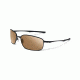 Oakley Taper Mens Sunglasses, Matte Black Frame, Gold Iridium Lens OO4074-03