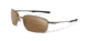 Oakley Taper Mens Sunglasses, Tungsten Frame, Tungsten Iridium Polarized Lens OO4074-05
