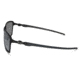 Oakley Tincan Carbon Sunglasses Satin Black/Steel Frame, Black Iridium Polarized Lens-OO6017-02