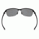 Oakley Tinfoil Carbon Sunglasses Satin Black/Steel Frame, Black Iridium Polarized Lens-OO6018-02