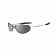 Oakley Whisker Pewter Frame w/ Black Iridium Polarized Lenses Men's Sunglasses 12-849