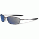 Oakley Whisker Sunglasses, Ice Iridium Polarized Lens, Pewter Frame 26-234