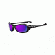 Oakley XS Fives Black Frame w/ Blue Iridium Lenses Men's Sunglasses 03-450