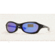 Oakley XS FIVES OO9041 Sunglasses 03-450-50 - Black Frame, Blue Iridium Lenses