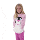 Obermeyer Dream On Fleece Top - Girls, White, Extra Small, 57027-WHITE-XS