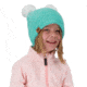 Obermeyer Glen FF Pom-Pom Beanie, Baby Blues, One Size, 78045-21062-ONE SIZE