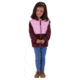 Obermeyer Hayden Hybrid Fleece Jacket - Kids, Drop The Beet, Large, 77024-DROP THE BEET-L