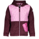 Obermeyer Hayden Hybrid Fleece Jacket - Kids, Drop The Beet, Large, 77024-DROP THE BEET-L