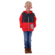 Obermeyer Hayden Hybrid Fleece Jacket - Kids, Red, Large, 77024-RED-L
