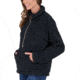 Obermeyer Piper Sherpa Pullover - Womens, Black, Small, 17058-16009-S