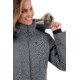 Obermeyer Sojourner Down Jacket - Womens, Charcoal, 6P, 11106-15006-6P