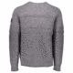 Obermeyer Textured Crewneck Sweater - Mens, Zinc Grey, Large, 26017-ZINC GREY-L
