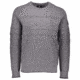 Obermeyer Textured Crewneck Sweater - Mens, Zinc Grey, Large, 26017-ZINC GREY-L