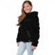 Obermeyer TG Amelia Sherpa Jacket - Girls, Large, Black, 37023-16009-L