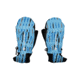 Obermeyer Thumbs Up Mitten Print, Graph-It Blu, Large, 78024-21132-L