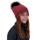 Obermeyer Tucson FF Pom Beanie - Girls, Wait Up, One Size, 38016-21079-ONE SIZE