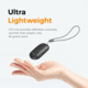 Ocoopa UT3 Liteplus Magnetic Rechargeable Hand Warmers, Black on Black, UT3053-BK-BK-Plus