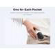 Ocoopa UT3 Liteplus Magnetic Rechargeable Hand Warmers, Black on White, UT3053-BK-WH-Plus