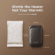 Ocoopa UT4 Young Plus Hand Warmer Rechargeable, Black on Black, UT3056-BK-BK-Plus