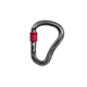 Ocun Eagle HMS Screw Carabiner, Anthracite/Red, 4626-Antr/Red