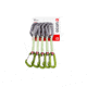 Ocun Hawk QD Combi DYN 11mm Sport Climbing Quickdraw Set, 10cm 5-Pack, Green, 4077-Green