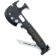 Off Grid Tools Survival Axe ABS, 11.5in Overall, 5in Black Oxide Coated 420 SS Axe Head With 4in Cutting Edge, Black Nylon Sheath, Black, OGT-SA500