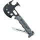 Off Grid Tools Survival Axe Aluminum, 11.5in Overall, 5in Black Oxide Coated 420 SS Axe Head With 4in Cutting Edge, Silver, OGT-SA700