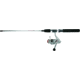 Okuma Boundary Spinning Combo, 40-Sz Reel, With Line, 1BB Electroplated Graphite Spool, 410/8, 290/10, 260/12, 8', B-S-802-40