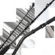 Okuma East Coast Series Hybrid 6' 1pc XH.24 ton carbon &amp; e-glass blank Alum rod gimbal Alp SS guides zircon inserts 3yr.LW, ECS-TRB-601XH