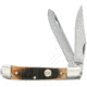 Old Timer Trapper 94OTG 2.3in Folding Knife, 1095 HC Steel Blade, Chestnut Bone Handle, 1137134