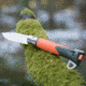 Opinel Explore Folding Knife No.12, 3.98in, w/ Virobloc, 12C27 Sandvik SS, Orange, 001974