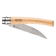Opinel No.10 Effile Folding Knife, 4in, Stainless Steel/Sandvik 12C27, Plain, Wood, Beech Wood, 2559
