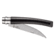 Opinel No.10 Effile Folding Knife, 4in, Stainless Steel/Sandvik 12C27, Plain, Wood, Ebony, 2566