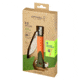 Opinel No.12 Explore Folding Knife w/Tick Remover, 4in, Stainless Steel/Sandvik 12C27, Plain, Orange, Polymer, 2454