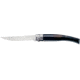 Opinel Slim Ebony Folding Knife No.10, 4in, Stainless Steel, Standard Edge, Mirror Polish, Black Handle, 001708