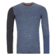Ortovox 185 RockNWool Long Sleeve - Mens, Night Blue Blend, Large, 8411100048-52501-L