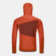 Ortovox Fleece Grid Hoody - Mens, Clay Orange, 2XL, 8721100055