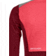 Ortovox Fleece Light Zip Neck - Womens, Hot Coral, Medium, 8708700013