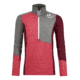 Ortovox Fleece Light Zip Neck - Womens, Hot Coral, Medium, 8708700013