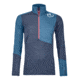 Ortovox Fleece Light Zip Neck - Womens, Night Blue, Medium, 8708700008