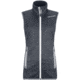 Ortovox Fleece Vest - Womens, Black Steel, Medium, 8692900003