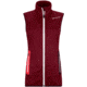 Ortovox Fleece Vest - Womens, Dark Blood, Small, 8692900007